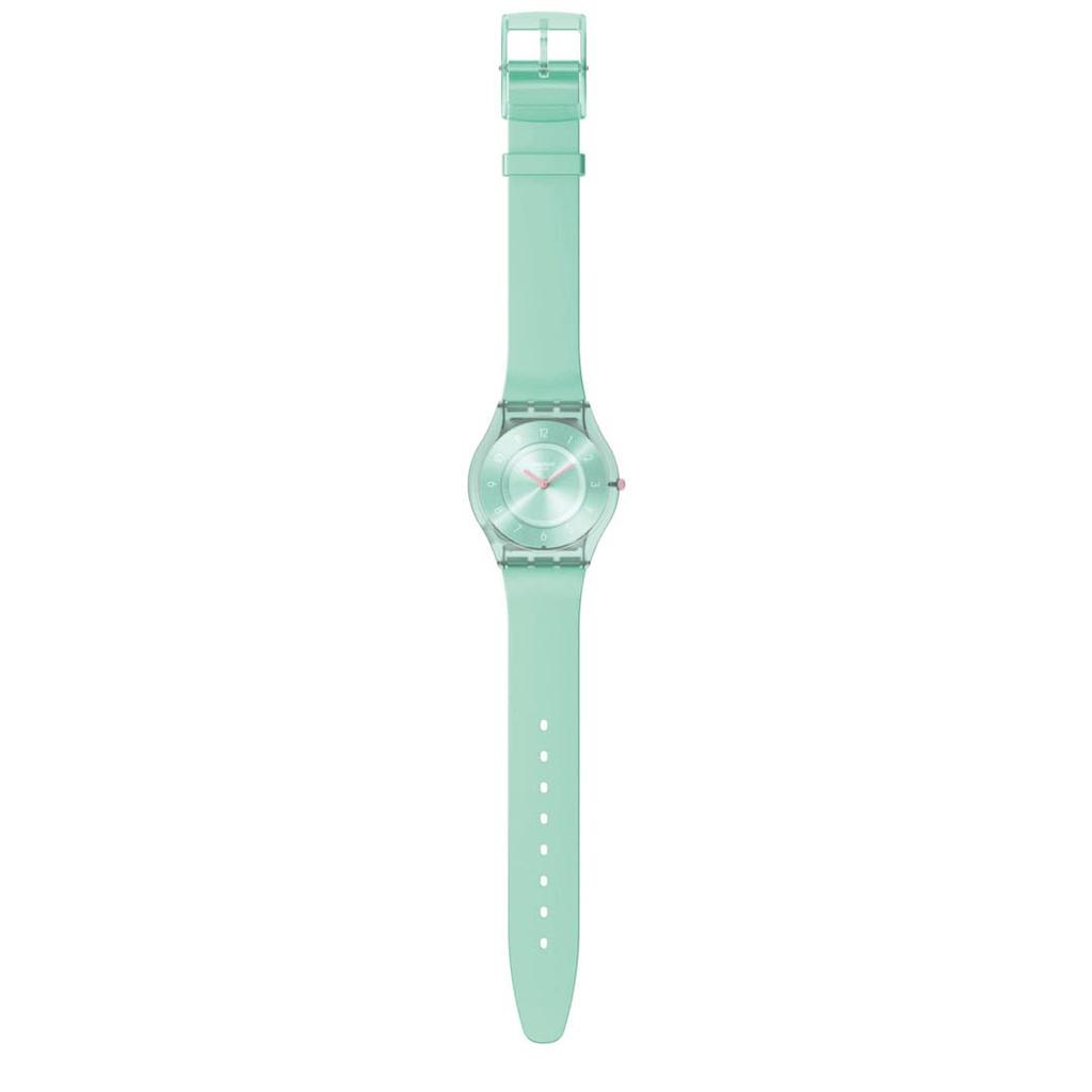 Swatch PASTELICIOUS TEAL THE JANUARY COLLECTION SS08L100 Women's Wristwatch, Green,