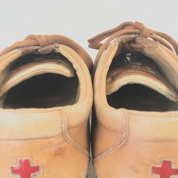 BALLY Leather Sneakers Men’s 7D 24.5-25.0 Brown FREENEW 104(USED)