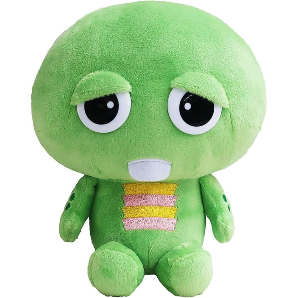 Nakajima Corporation Gachapin S Plush Toy 201553-24 Green Soft Stuffed Animal