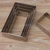 5cm Height Rectangle Thick 304 Stainless Steel Mousse Ring Tiramisu Cake Mold Cheese Fondant Baking Tool Household DIY Bakeware