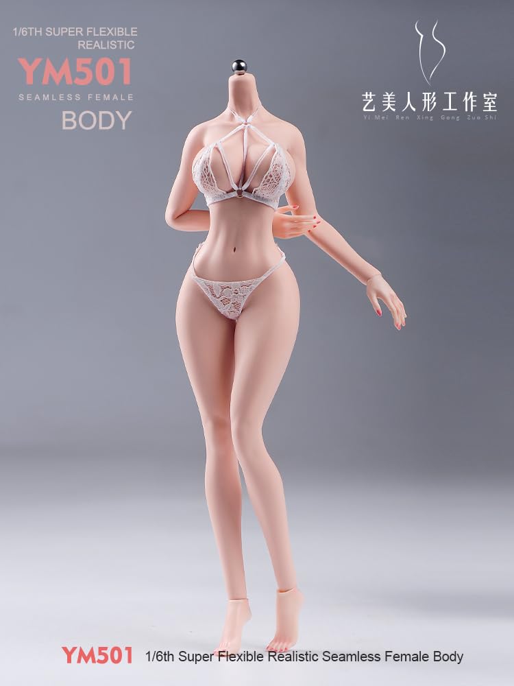 Toys Hobbies Scale Action Figure YIMEI YM501 Super Large Bust Platinum Silicone Beautiful Female Seamless Body with Physiological Parts Clothes and