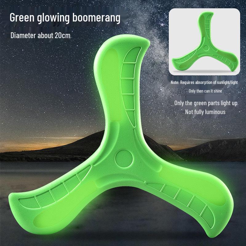 Kid's EVA Soft Boomerang Toy - Hand-Thrown Three-Leaf Dart for Flying Fun