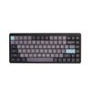 Slim 84-Key Wireless/Wired Tri-Mode Portable Silent Mechanical Keyboard for Office Use