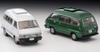 Tomytec Tomica Limited Vintage Neo Maßstab Toyota Town Ace Kombi 1800 Super Extra Modelljahr 1982 Grün Fertigmodell 1/64 LV-N104d