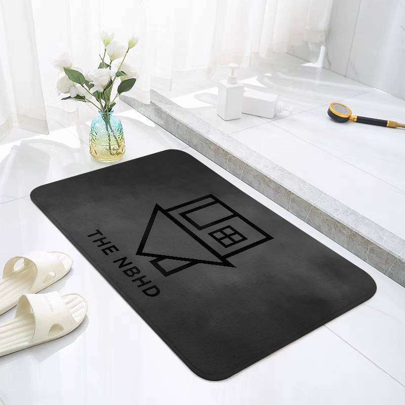 The N-Neighbourhood NBHD Floor Mats Home Laundry Rug Carpet For Living Room Lounge Area Anti-slip Foot Mat Entrance Doormat