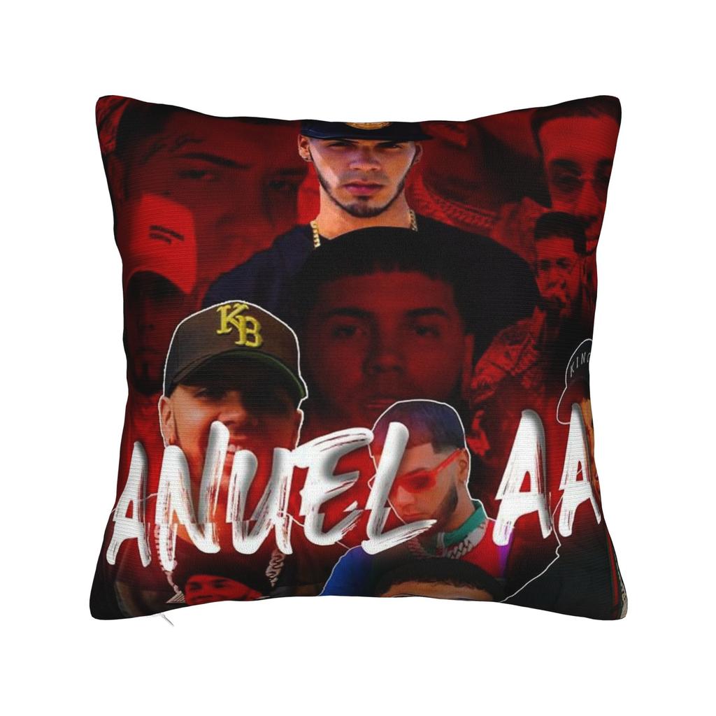 Pillow Cover Anuel AA   Vintage Pillow Case For Living Room Chair Pillowcases