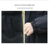 Unisex Autumn-Winter Hooded Puffer Jacket: Cozy Hong Kong Style Two-Piece Look