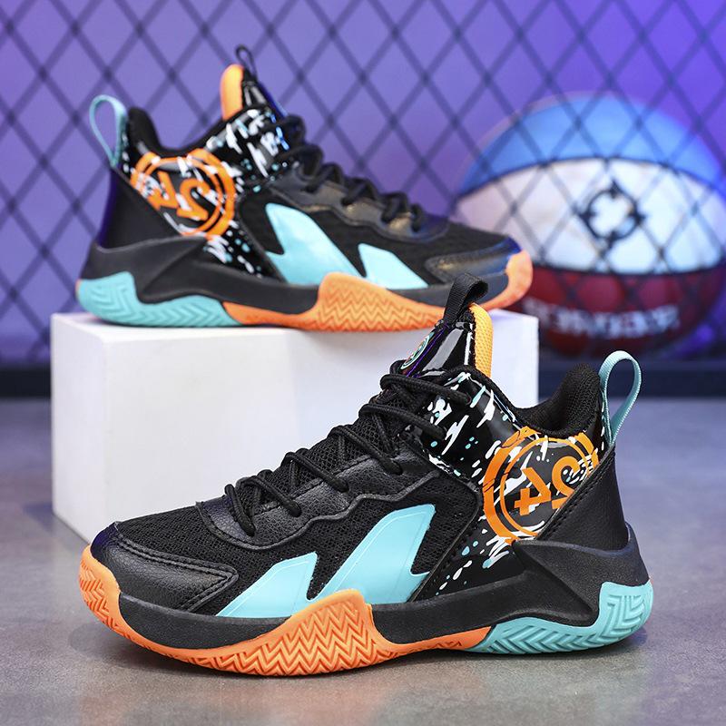 Boys' 2025 Autumn Basketball Shoes – Non-slip, Wear-resistant, Breathable Training Sneakers for Kids