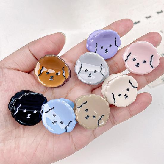 Cartoon Dog Hair Clip Non-slip Mini Claw Jaw Clip Acetic Acid