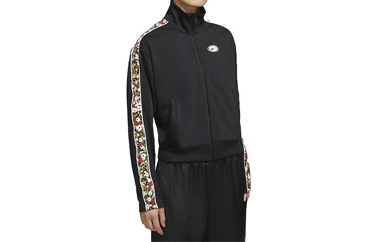 Nike Jackets Women s Black Stand Collar Moderate Other CZ1447-010 XL