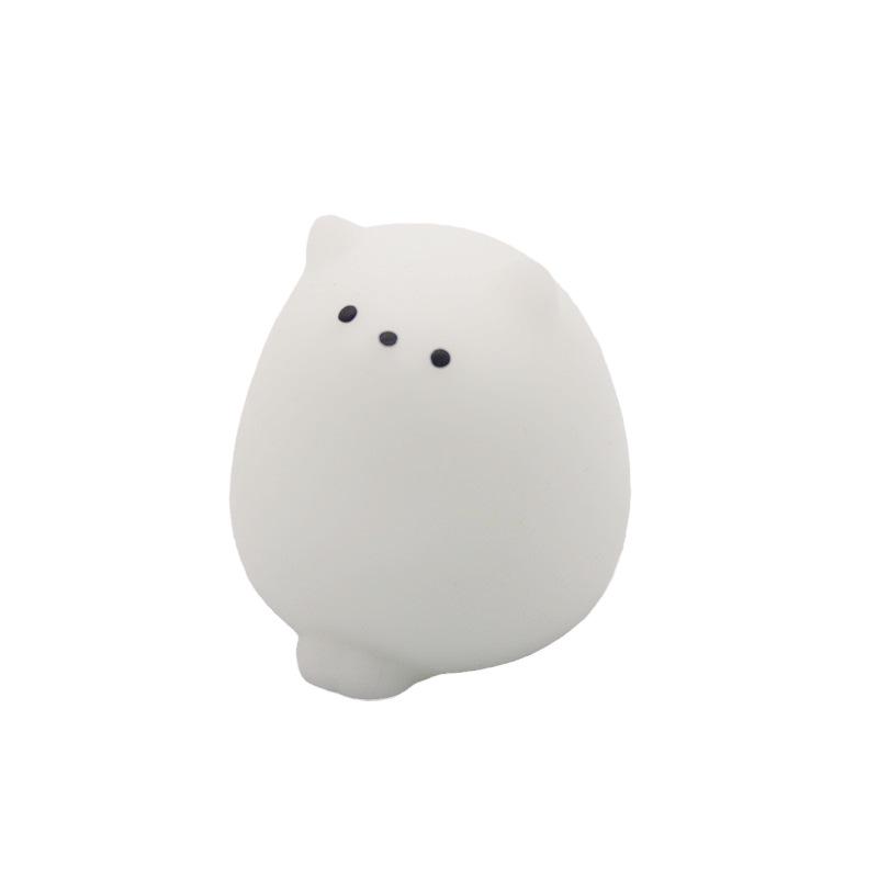 Japan Moe Small Animal Squeeze Toy: Soft Rubber Dumpling Peach