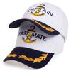 Brand Oohmy Men Women Baseball Caps Embroidered Captain & First Mate Hats Boating Marine Sailor Party Fun Hat