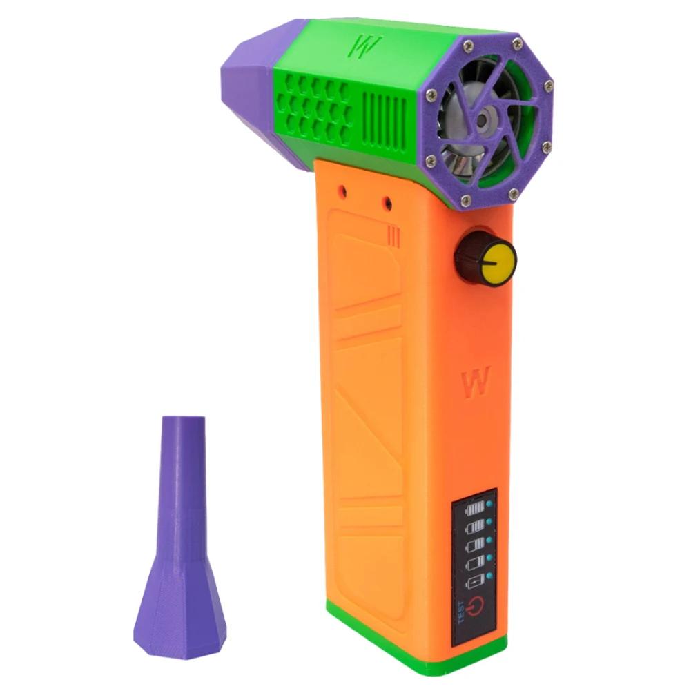 

Мини-турбовентилятор, портативный мини-вентилятор, бесщеточный двигатель, высокоскоростной канальный вентилятор, 140000 об/мин, мини-вентилятор для наружного использования оранжевый