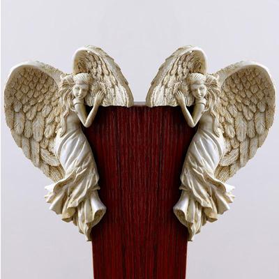Redemption Angel Door Frame Decoration Awakening Wings Wall Hanging Resin Pendant Decor Figure Sculpture Ornament