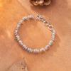 Four-Leaf Clover Natural Tourmaline Bracelet S925 Silver Jewelry Xiaohongshu Wechat Channels