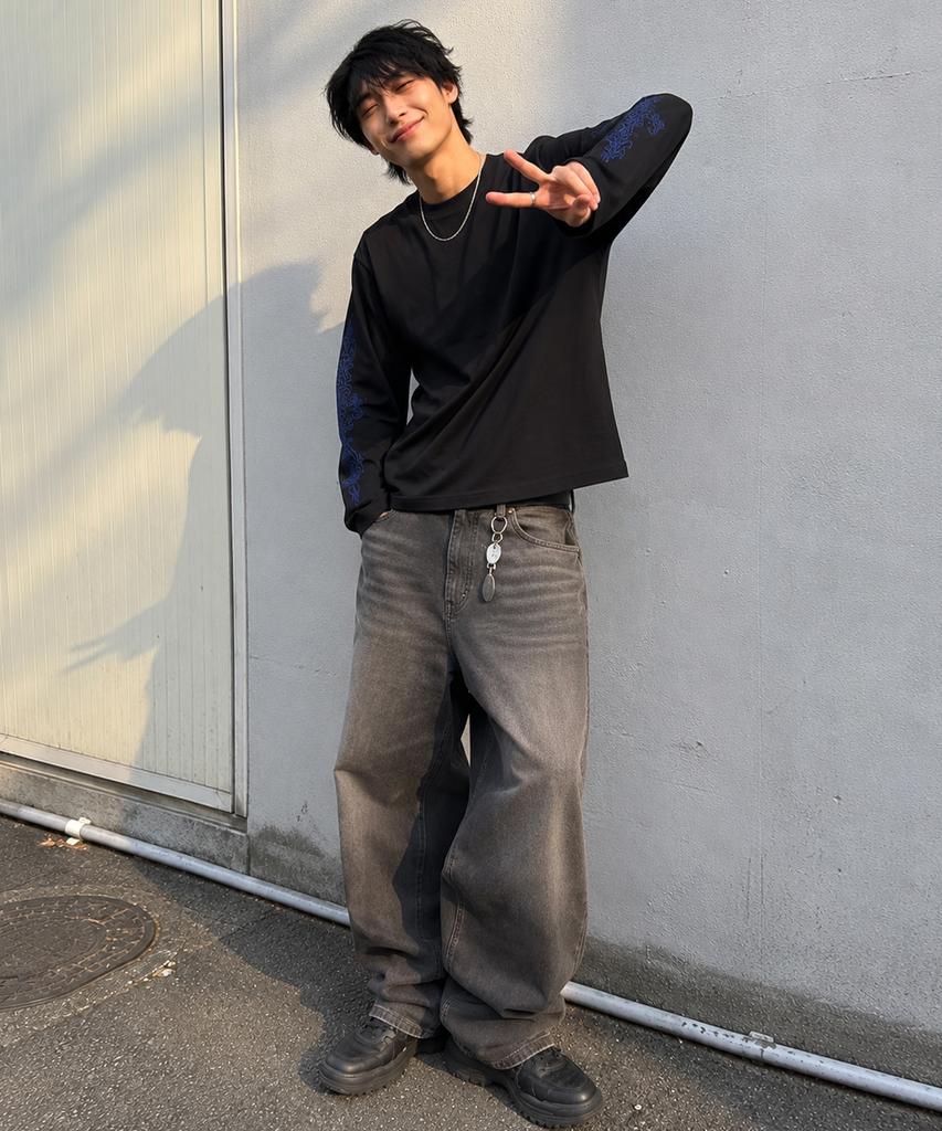 GRAVER ORDINARY [Odnr Unisex] Sim Sleeve Long Sleeve T-Shirt_3Color