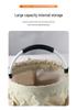 Portable Outdoor Picnic and Beach Basket – Foldable, Multi-Purpose Storage Bag for Bathroom or Mother and Baby Needs.