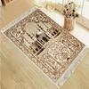 Mosque Architectural Tassel Islamic Prayer Mat Foldable Portable Muslim Janamaz Sajadah Rug Durable Home Worship Ramadan Gift
