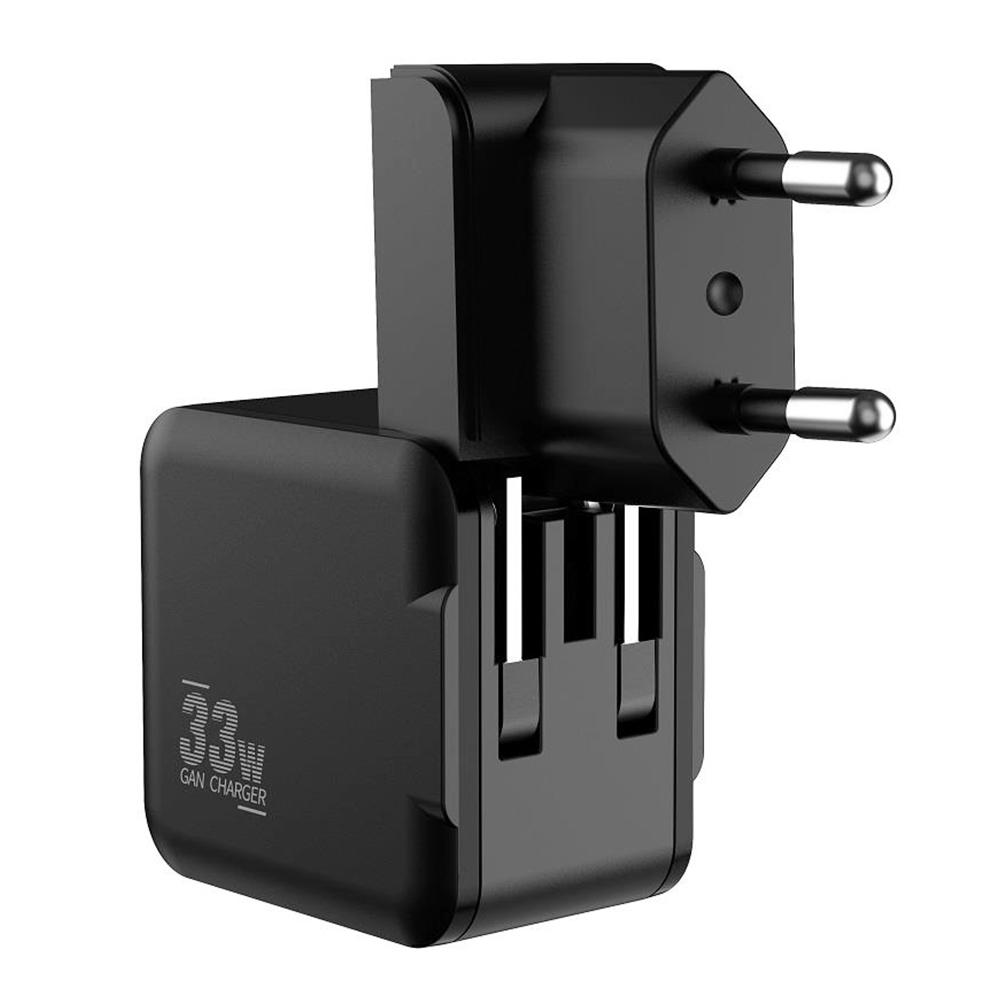 MINIX p1 Mini 33W 2-Port GaN Wall Charger with Multi-Protection Safety System
