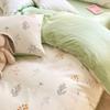 Sleep Grid 12868 Cotton Printed Four Piece Set