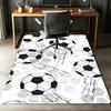 Soccer Printed Carpet,Rug,for Office Chair Living Room Bedroom Kitchen Room Decor Gifts.