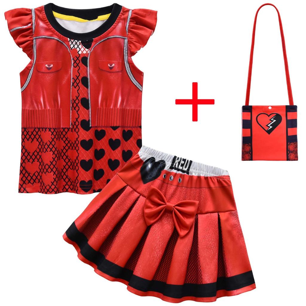 Children Halloween Print Anime Princess Dress