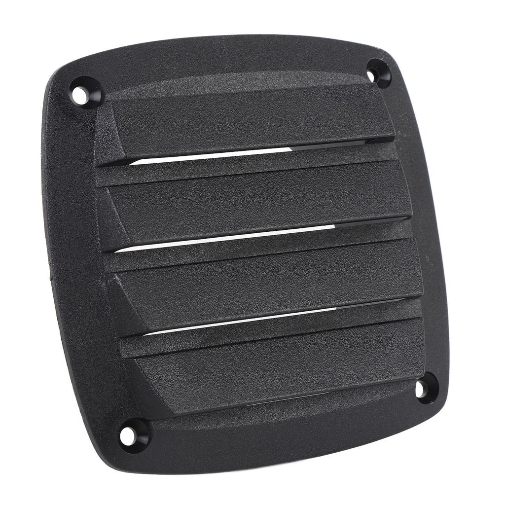 4inch RV Air Vent Louver Plastic Weather Resistant Optimal Airflow Boat Ventilation Outlet Grille Louver for Yacht Black