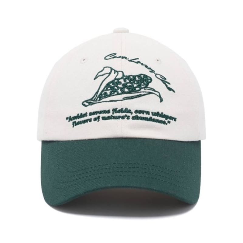Mais CORN LOVERS CLUB BALL CAP / GREEN