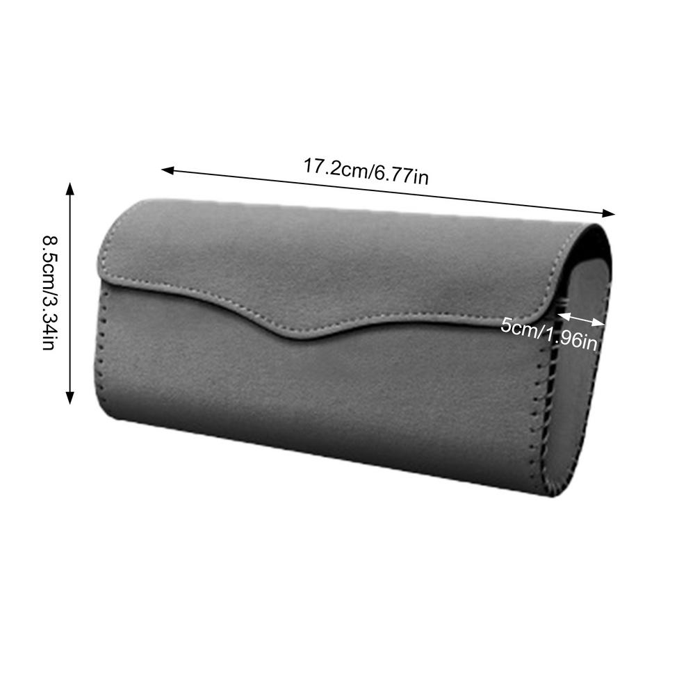 Glasses Holder Magnetic Car Sun Visor Glasses Case Organizer Sunglasses Box Holder Visor Sunshade Auto Interior Accessories