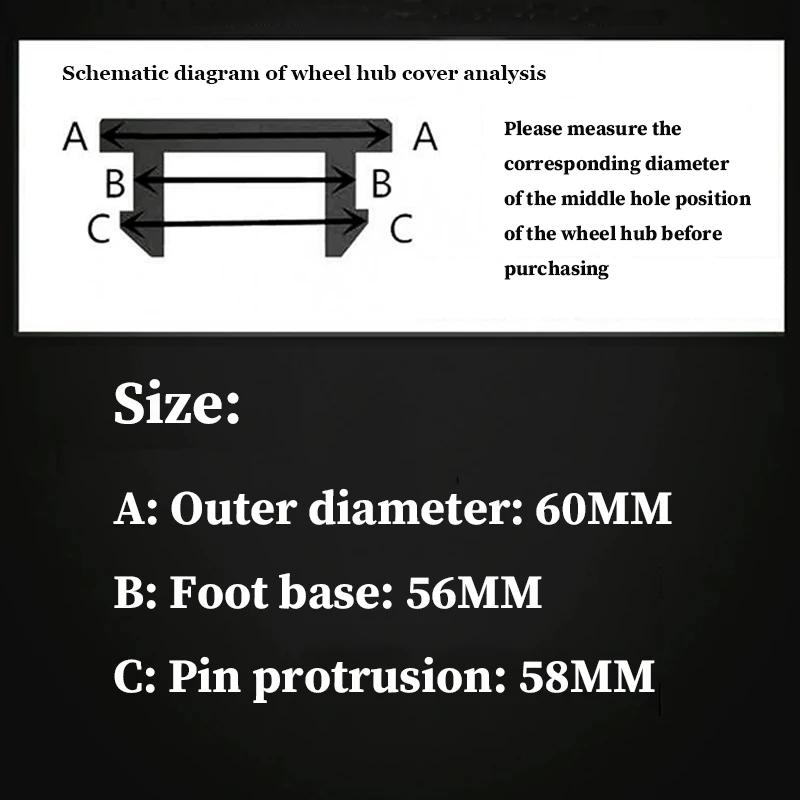 Car Stickers For Alfa Romeo 4PCS Car Wheel Center Hub Caps Cover For Alfa Romeo Giulia Stelvio Giulietta 156 159 147 Mito Tonale