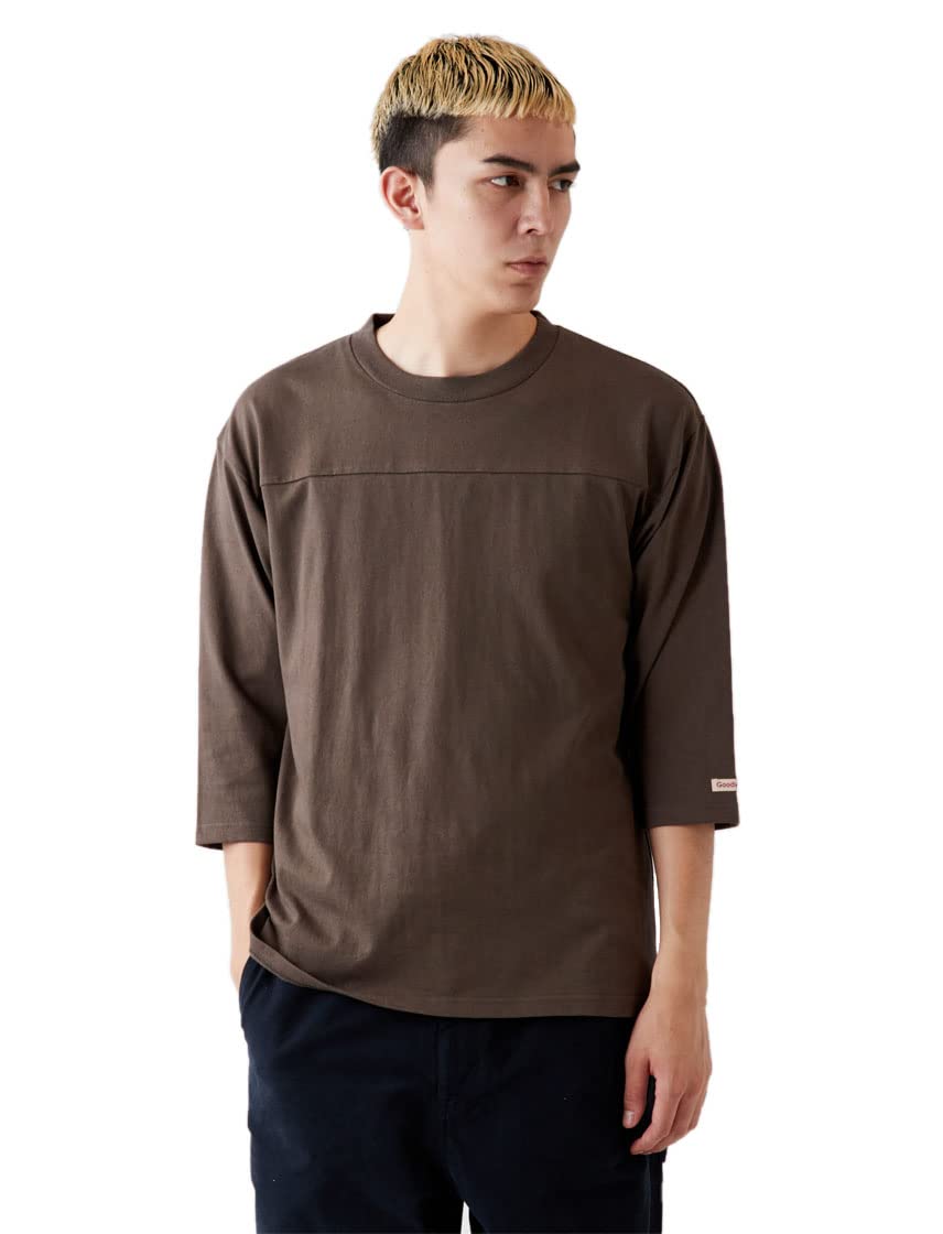 

Футболка с рукавом Футболка Regular Heavy Weight USA Cotton Thick Khaki [Good Wear] 3/4 Футболка 7.6oz Мужская (XL, Коричневый)
