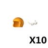 Military Soldier Figure Helmet Building Block Motorcycle Racing hat Cape cap Building Block Weapon Accessories Gift Toy Kid J052