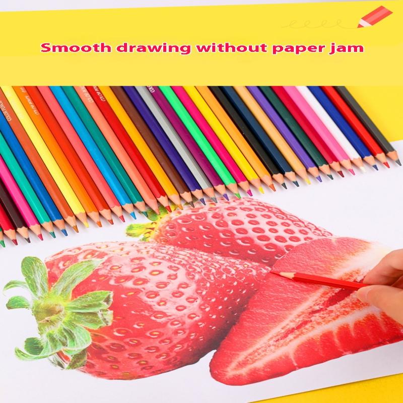 Water-Soluble Colored Lead, Erasable Colored Pencil, Art Student Professional Oil Pencil, Brush Set, Painting Stationery