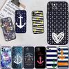 PP1 Anchor Sailor Soft Shell Phone Case for Samsung Galaxy S20 S21 S22 Ultra FE + Plus A21S A22 A24 A25 A26 A30 A30S A31