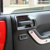 Inner Door Handle Bowl Cover Trim Accessories for Jeep Wrangler JK 2Door 2011-17