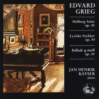 CD EDVARD GRIEG / JAN HENRIK KAYSER - Suíte Holberg Op. 40 ? Peças Líricas TROLD04 Troldhaugen 1990 Noruega Clássico Usado