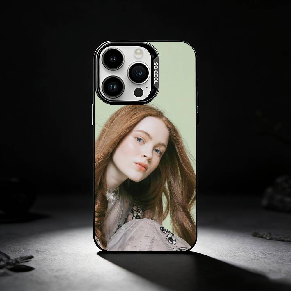 USA A-Actress Sadie S-Sink Phone Case For iPhone 17,16,15,14,13,12,11 Plus,Pro Max,XS,Colored Silver Phone Case