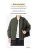 Men's Stylish Korean Trend Baseball Jacket: Handsome MA1 Workwear Top Casual Hoodie