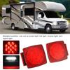 2pcs 12V Truck Trailer RV LED Tail Light Lamp Turn Signal Brake Reverse Light Combination