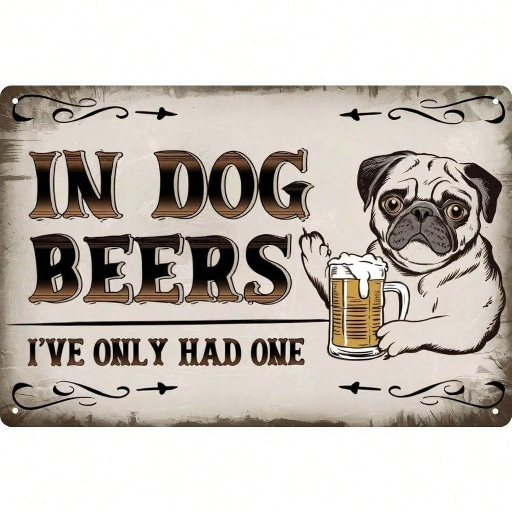 Metal Tin Sign Retro Wall Art 20x30cm Home Decor Vintage