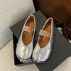 Fashion Fashion Elastic Band Women Ballet Flats Shoes Shallow Female Soft Footwear Strange Toe Ladies Flats Mary Janes Lolita Shoes