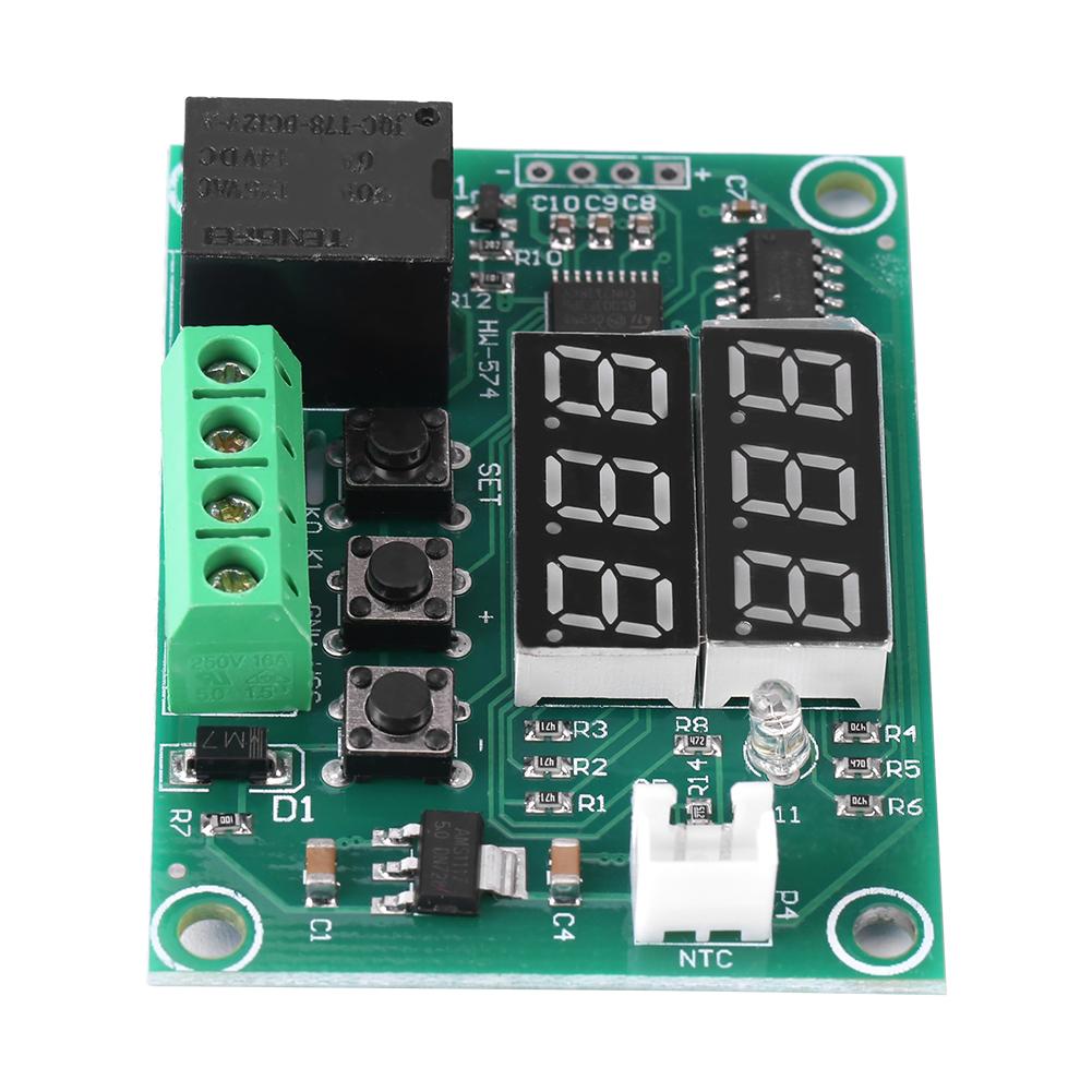 Digital DC 12V Dual LED Display Temperature Controller Sensor Relay Module Thermostat Switch