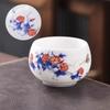 Suet Jade White Porcelain Teacup High-End Personal Special Large Master Cup Single Cup Tea Bowl Tea Cup High-End Ceramic Pair Cup