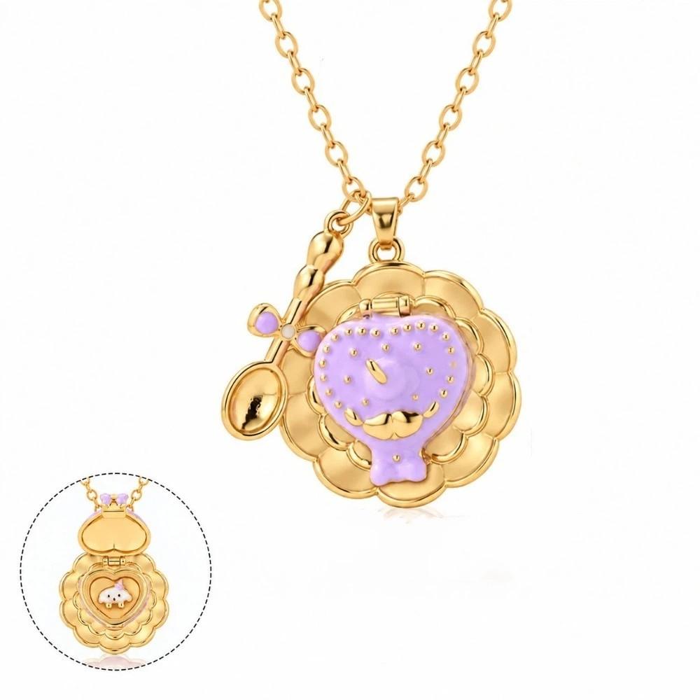 Openable Pendant Necklace Fine Zinc Zinc Alloy Ring Thoughtful Gift Necklace Ring Casual Wear