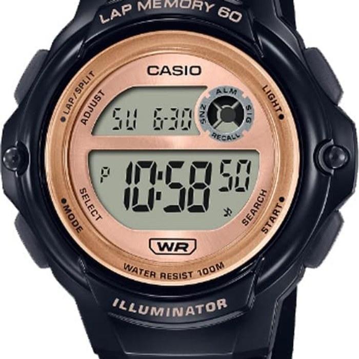 Casio LWS-1200H-1AVDF Women's Digital Watch, Black Resin Strap
