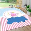 1Pc Peppa Pig'S Playful Day Carpet Rug Customizable Soft Washable Antislip Home Living Room Sofa Mats Personalized Rug 0917107