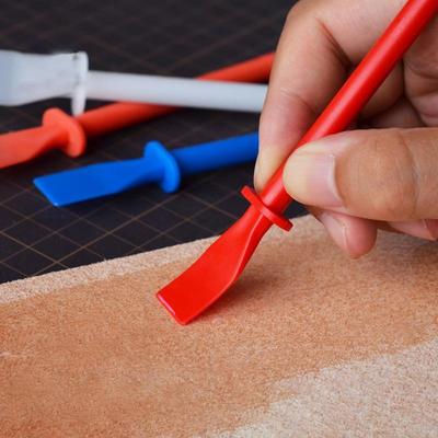 Leder-Kleber-Werkzeug, DIY handgefertigter Kleber, PP-Anwendungswerkzeug für Leder, praktisches Handwerkzeug