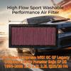 For Subaru Impreza WRX GC GF Legacy Outback Liberty Forester Baja SF SG 1996-2008 2.5L 2.0L 2.2L EJ25/20 H4 High Flow Air Filter