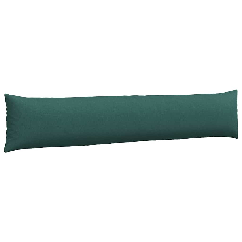 Sofa Cushions 2 Pcs Dark Green 200 X 40 Cm Fabric