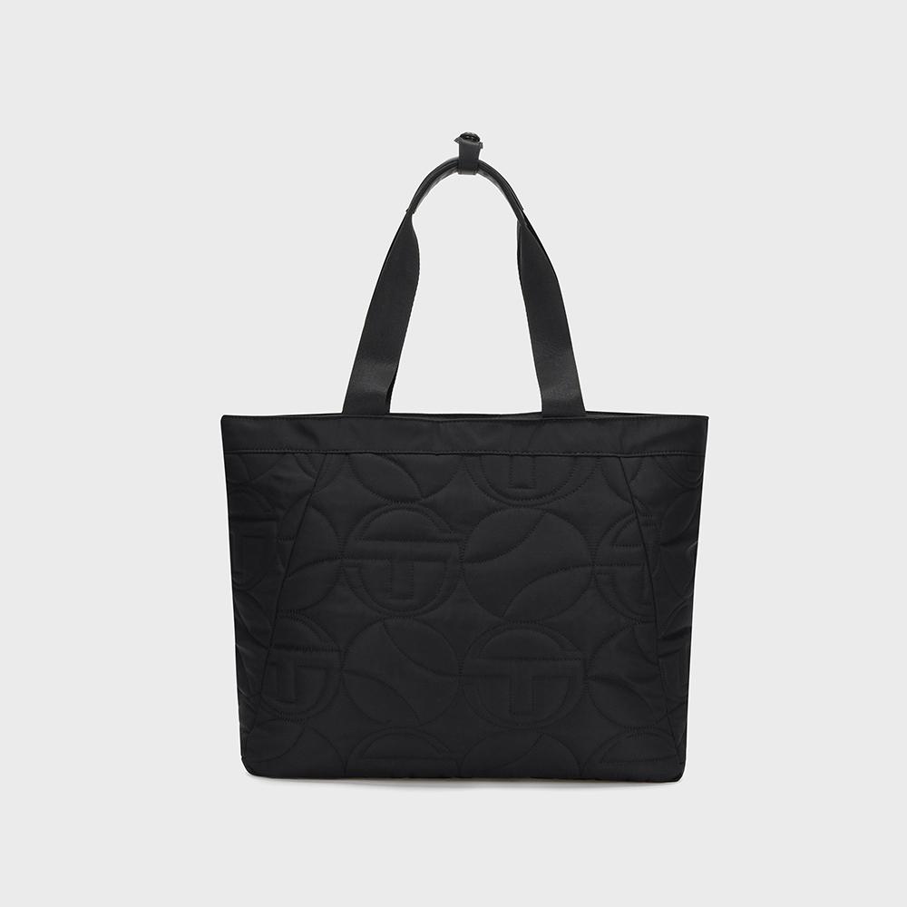 Sergio Tacchini W Lapaca Quilted Tote Bag (Black)